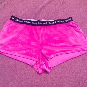 Juicy Couture Pink Panties with Wide Elastic Waistband